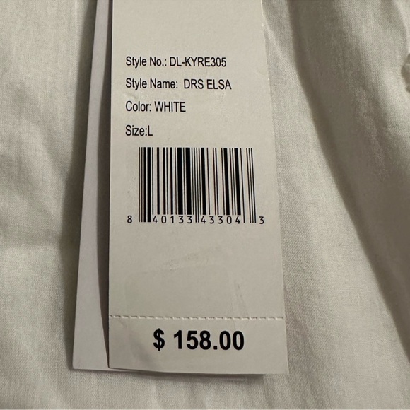 Karyn Seo Floral Embroidery V Neckline Short Sleeve Women’s Dress Size Large - - Picture 4 of 5